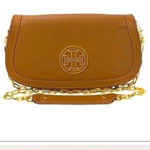 Tory Burch tan Amanda crossbody